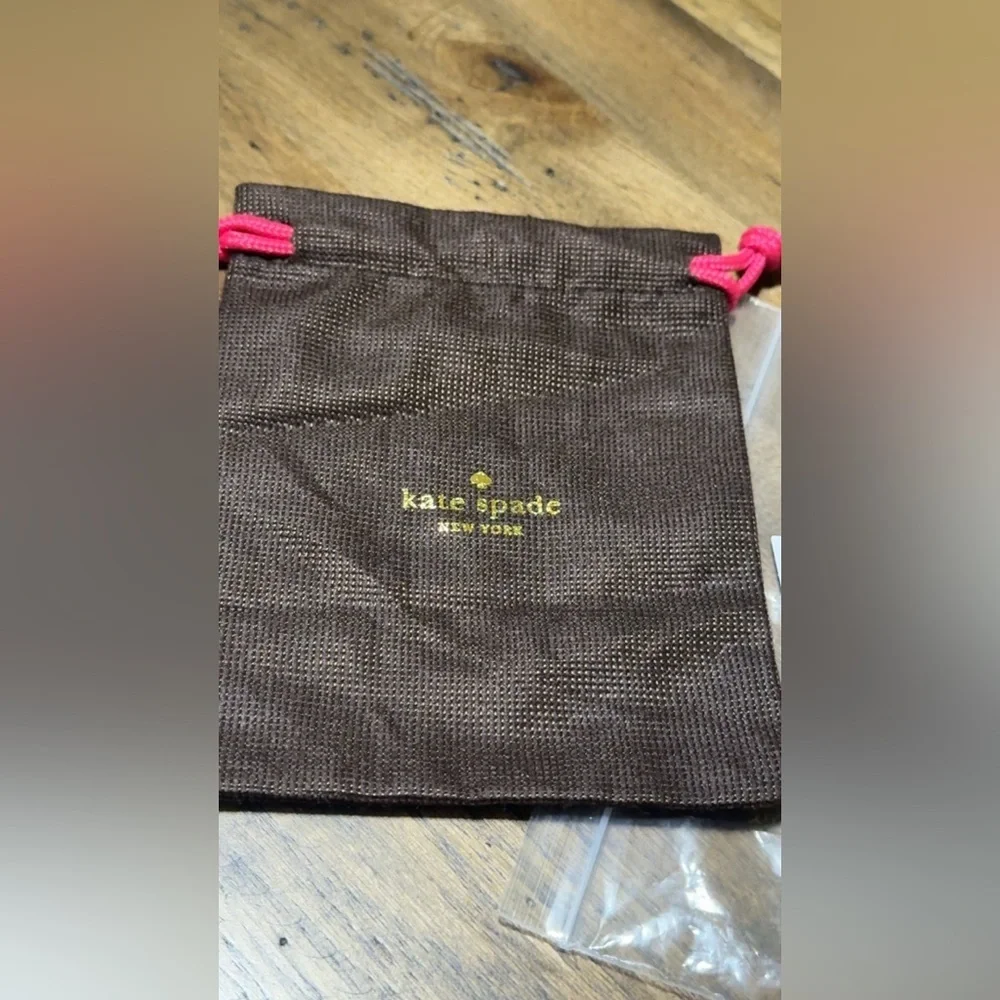 NWT Kate Spade pink bonnet (956) leather bow wrap bracelet wrap things up $78 - Picture 11 of 12